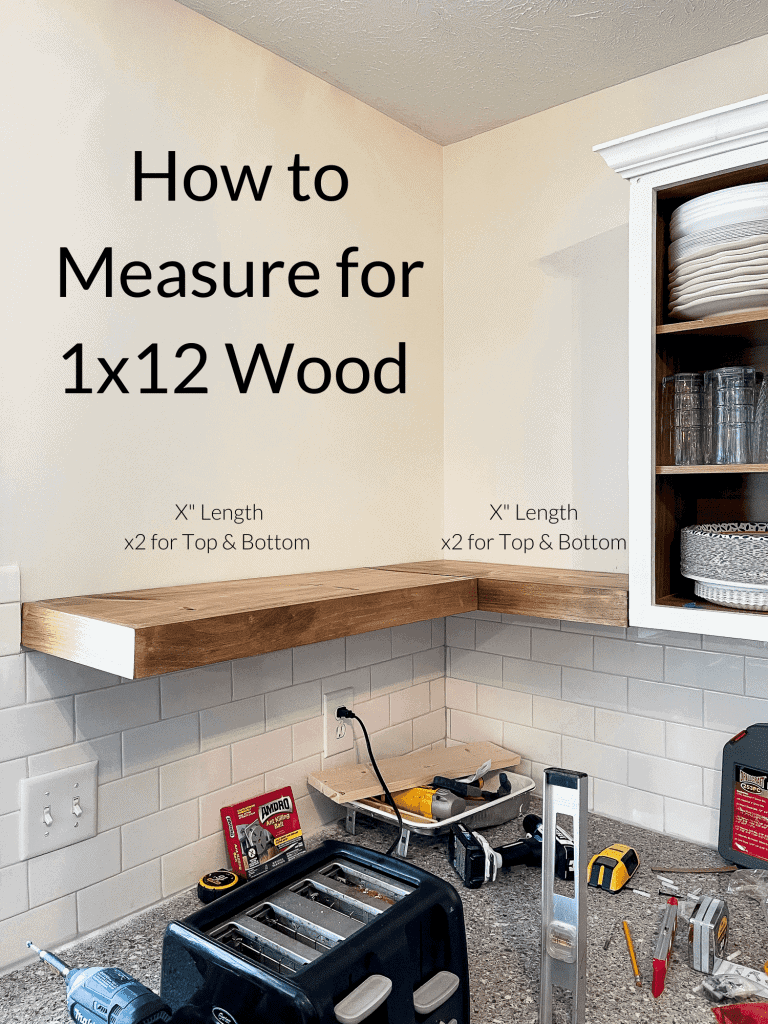 How to measure for floating shelves