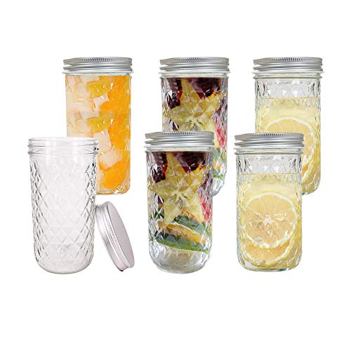 20 oz Glass Mason Jars With Lids