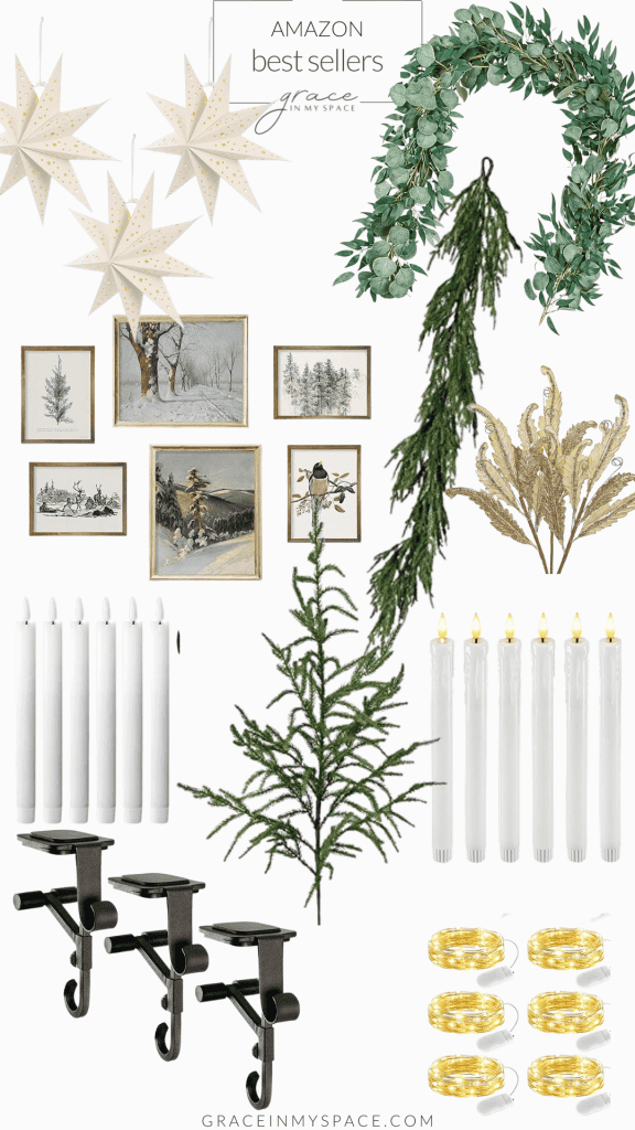 Christmas and winter decor essentials.