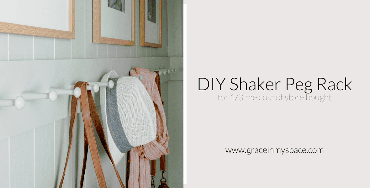 How to Make a Wooden Peg Rack with Shaker Pegs