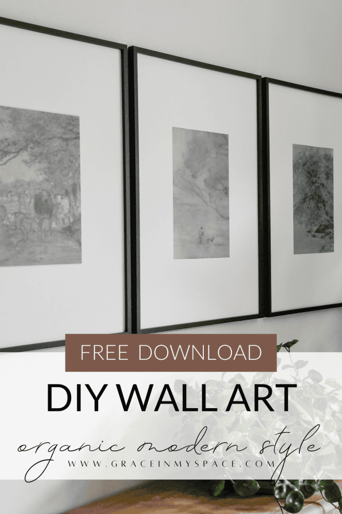 DIY Wall Art | Organic Modern Home Decor