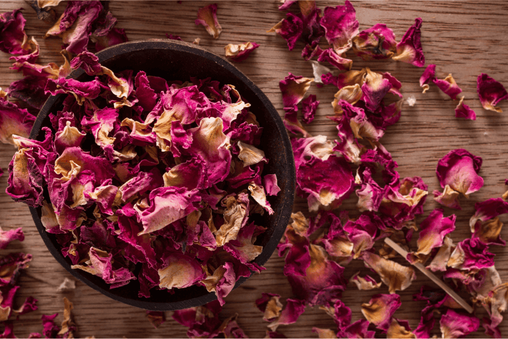 Rose petal potpourri.