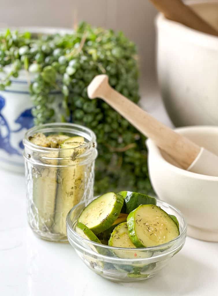 Crunchy dill pickle recipe.