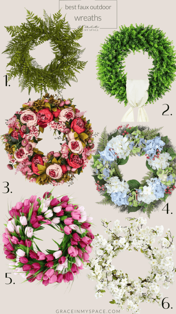 Outdoor wreaths