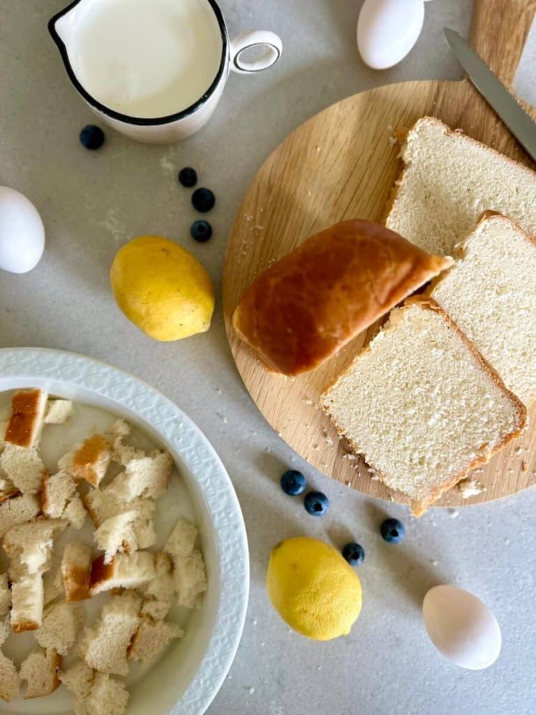 Bread for sourdough french toast bake.