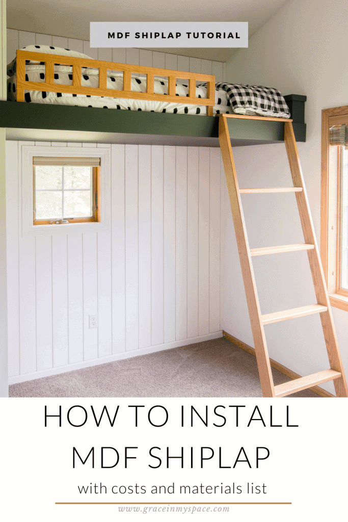 How to Install MDF Shiplap on Interior Walls