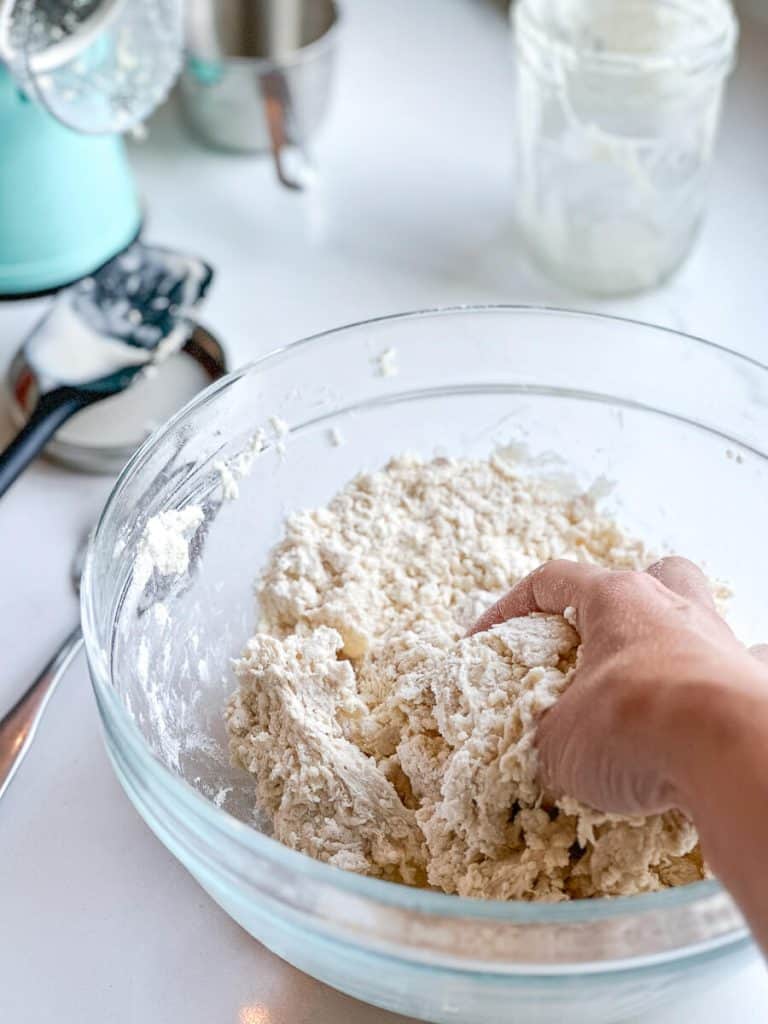 Crumbled pop tart dough.