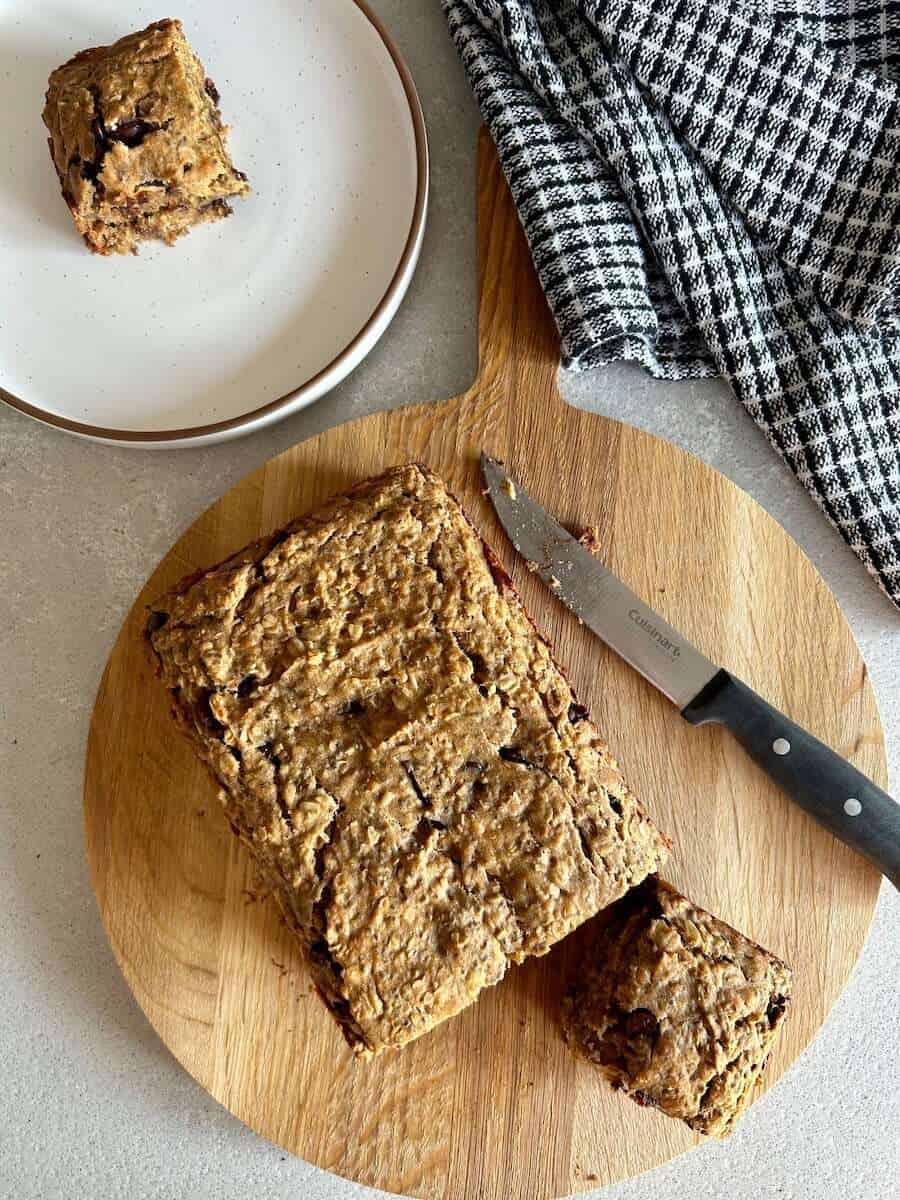 Healthy Gluten Free Banana Bars Recipe