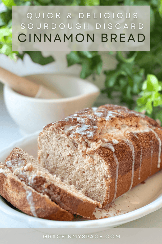 1 Hour Sourdough Discard Cinnamon Bread