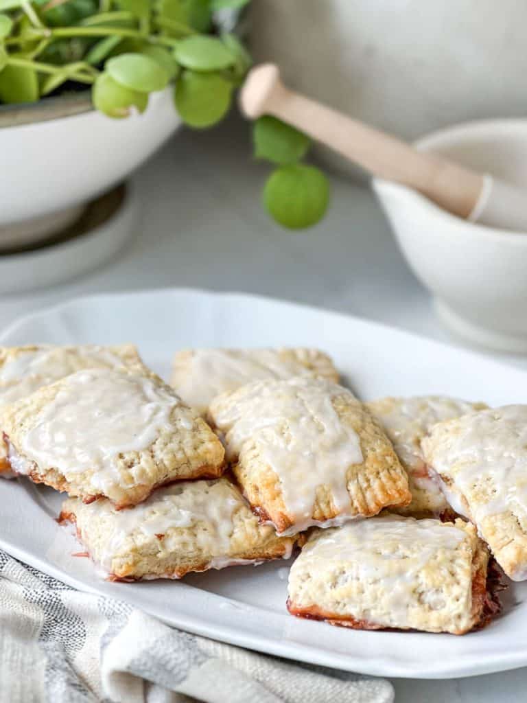 Baked sourdough discard pop tarts.