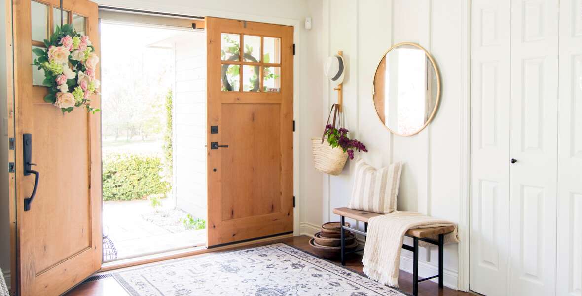 5 Steps to Floor to Ceiling Board and Batten Entryway